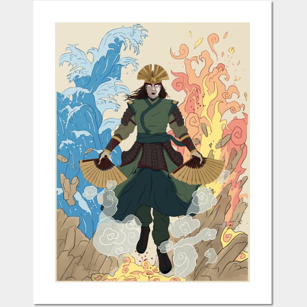 Avatar Kyoshi Wall Art by Silentrebel